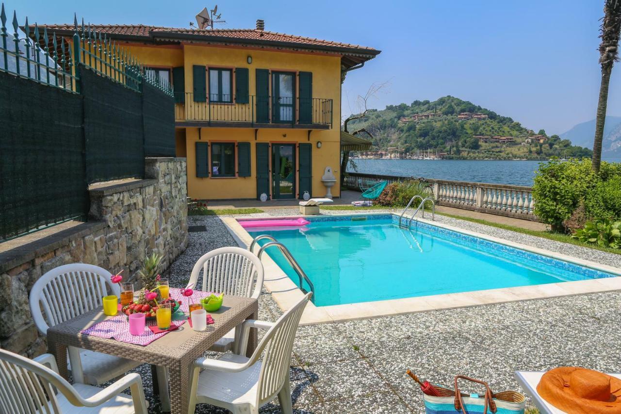 La Casa Sul Lago D'Iseo Sulzano Bagian luar foto